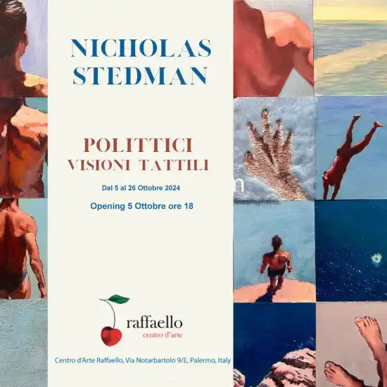 Solo exhibition flier for Palermo show