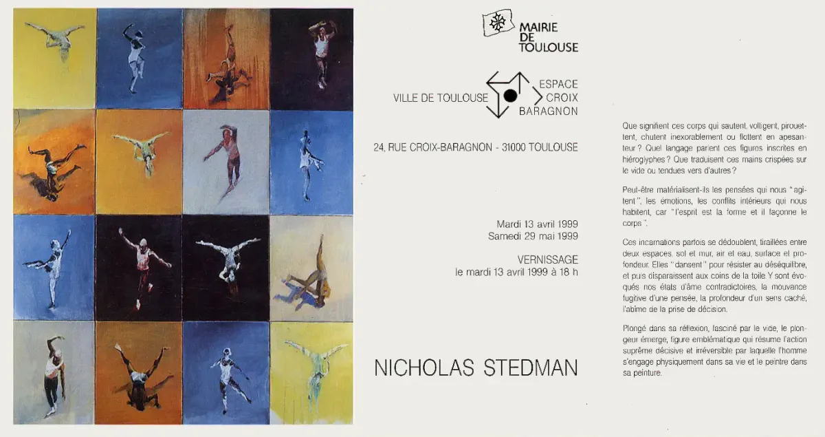 Toulouse Exhibition Flier | Nicholas Stedman
