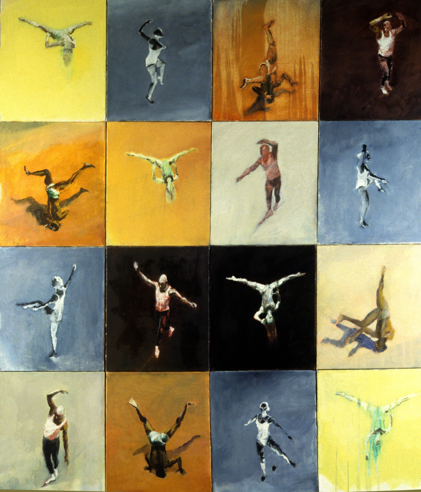 Body Language - Major Work | Nicholas Stedman - monumental art, body language painting, human spinning space