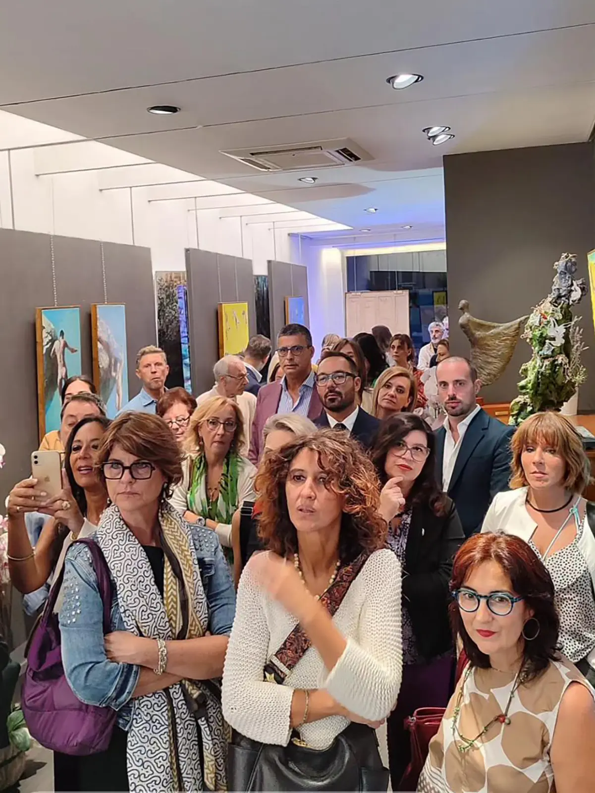 Installation view of Polittici, Visioni Tattili in Palermo, Italy